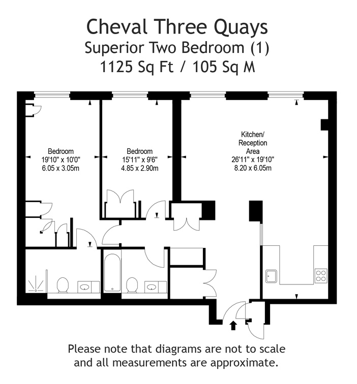 ChevalThreeQuays-Superior Two Bedroom Apartment Urban View-009