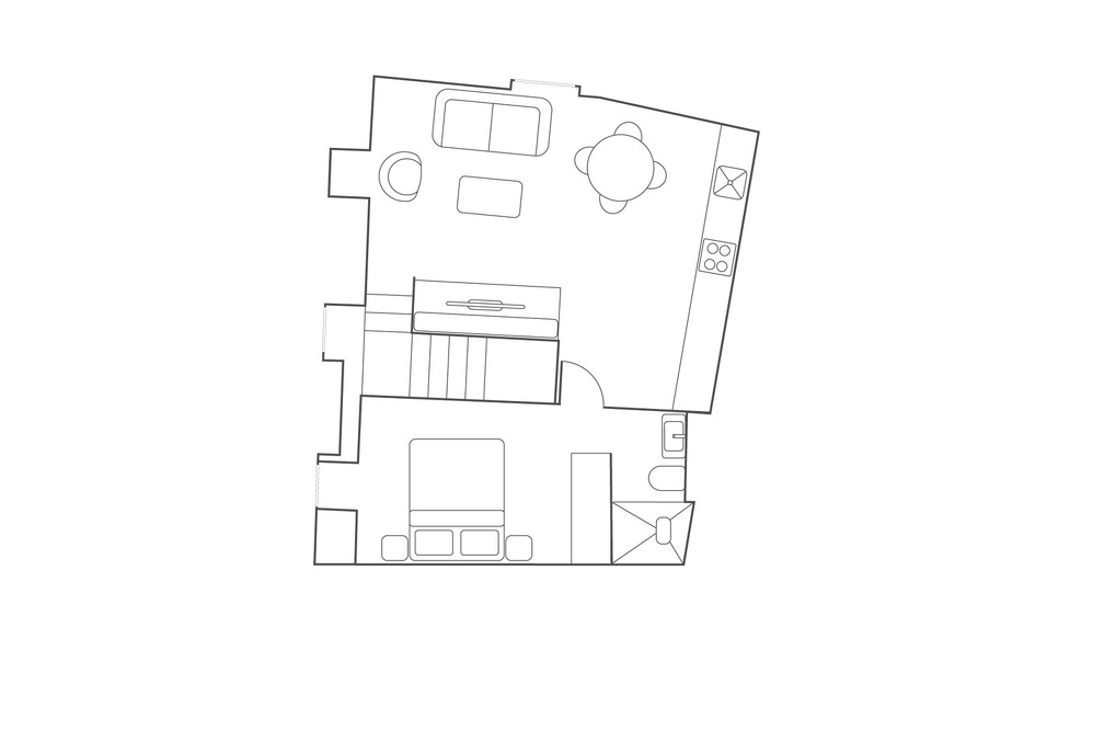 BayhamStreet-1BedDuplex-BS Mansard floorplan