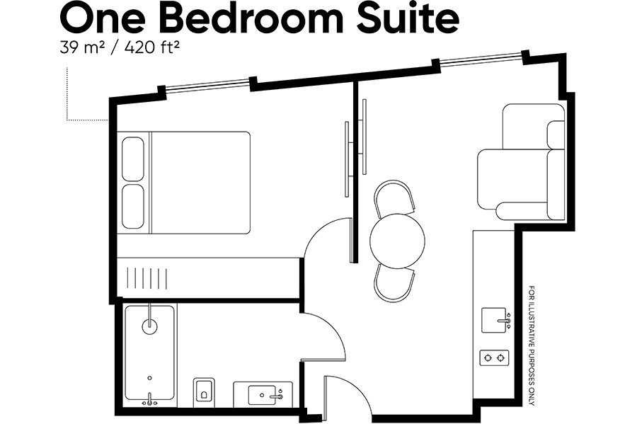  One Bedroom Suite 