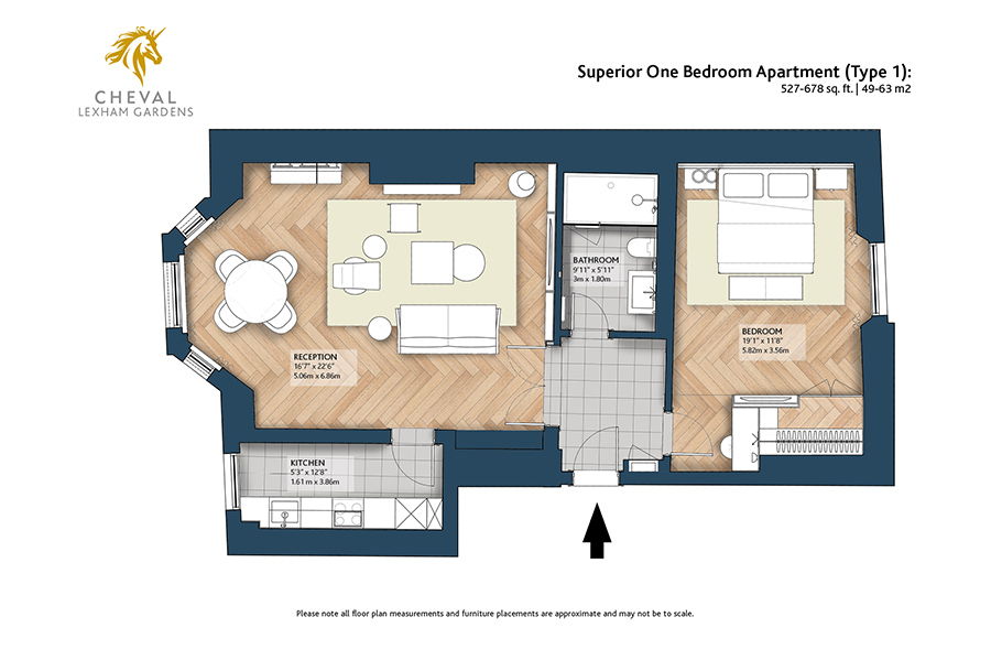 CLG Floorplans Superior-One-Bedroom-Apartment Type1
