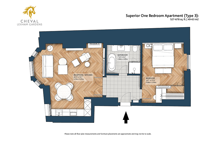 CLG Floorplans Superior-One-Bedroom-Apartment Type3