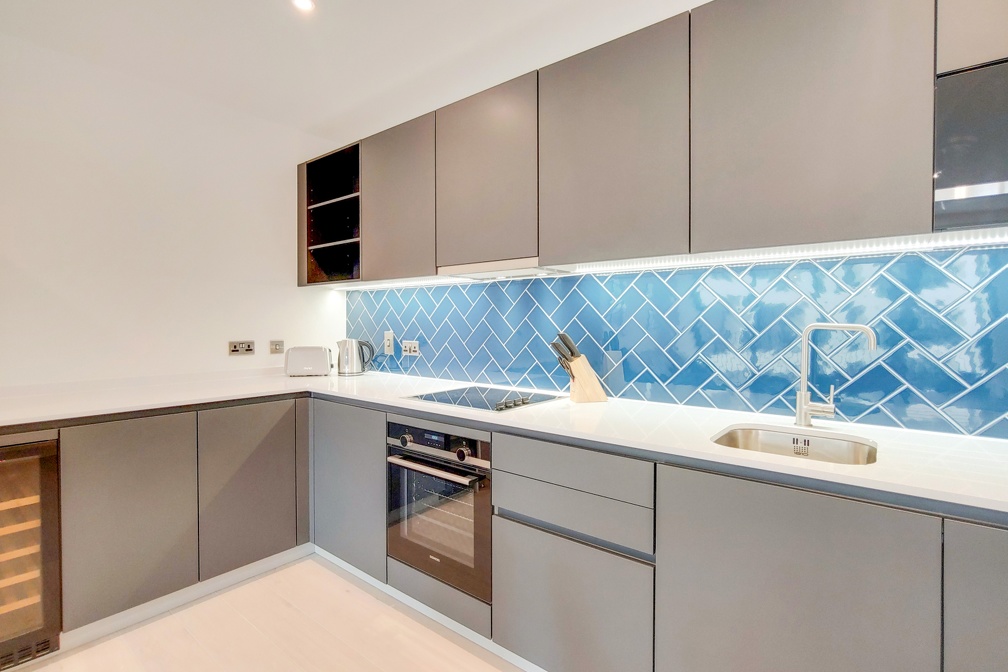 Residence Hoxton - 2 bed 2 bath - residence side flat 64 -Rosewood-6 Kitchen-Reception-0
