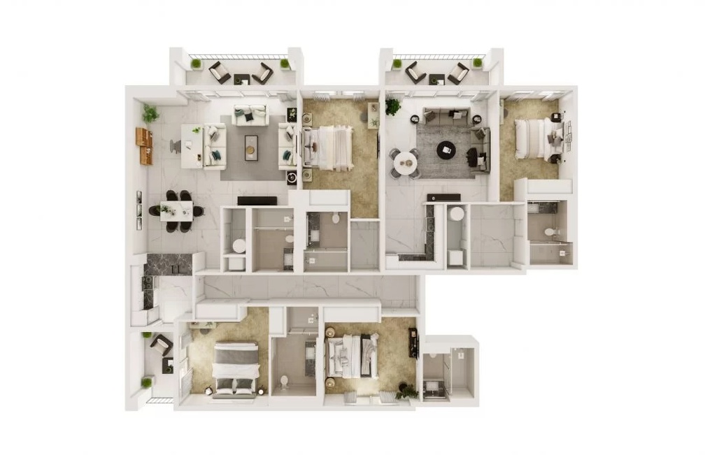 Sanctum-RegentsPark- 4 bed super deluxe floorplan