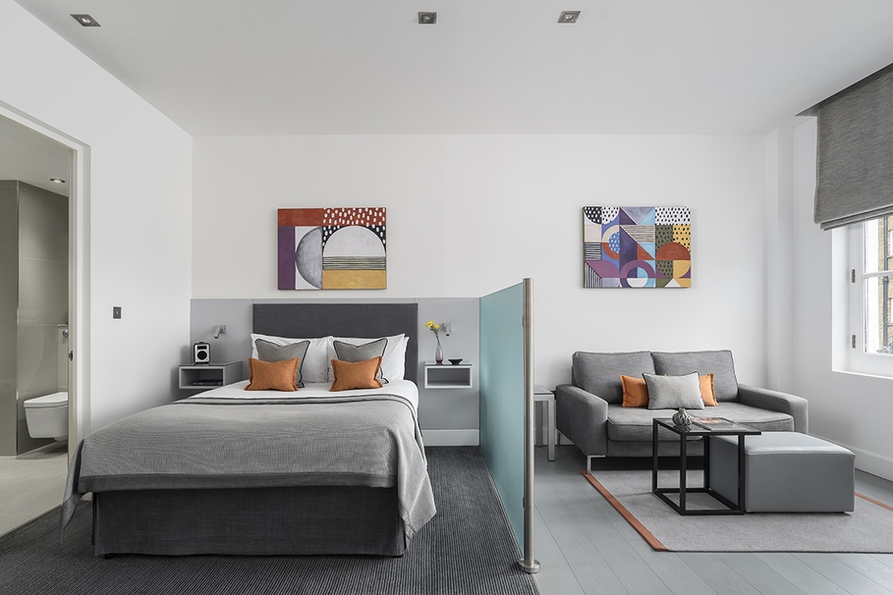 Templeton Place Supercity Serviced Apartment London Earlscourt Premier Studio Suite Living Space