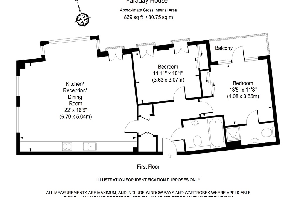LadbrokeGroveApartments-Two-bedroom-with-balcony-39-faraday-road-Faraday-House