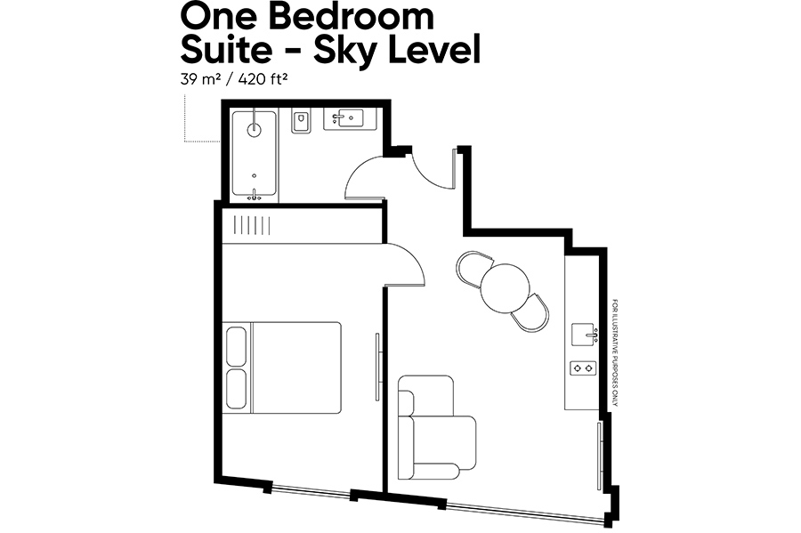  One Bedroom Suite - Sky Level 