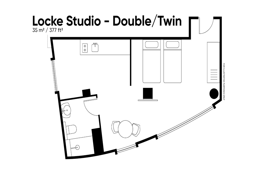 Bermonds Locke  Locke Studio - Twin/Double 