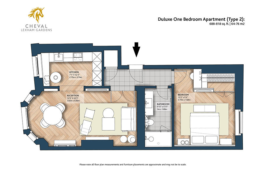 CLG Floorplans Deluxe-One-Bedroom-Apartment Type2