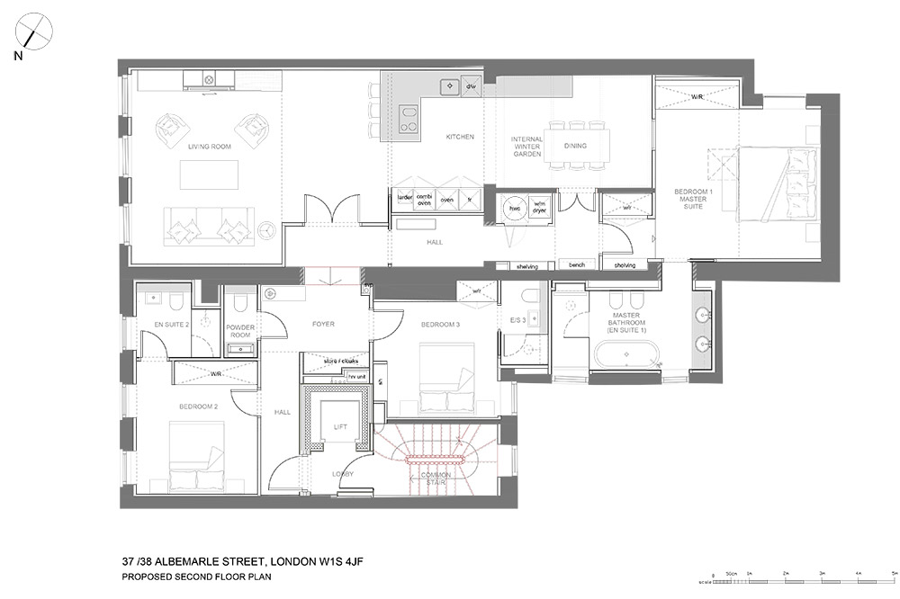 The-Albemarle-Elegance-by-Two---37-Albemarle-Street,-Mayfair---3beddeluxe-Second-Floor-Plan