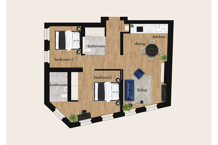 Flat-04---Superior-Two-Bedroom